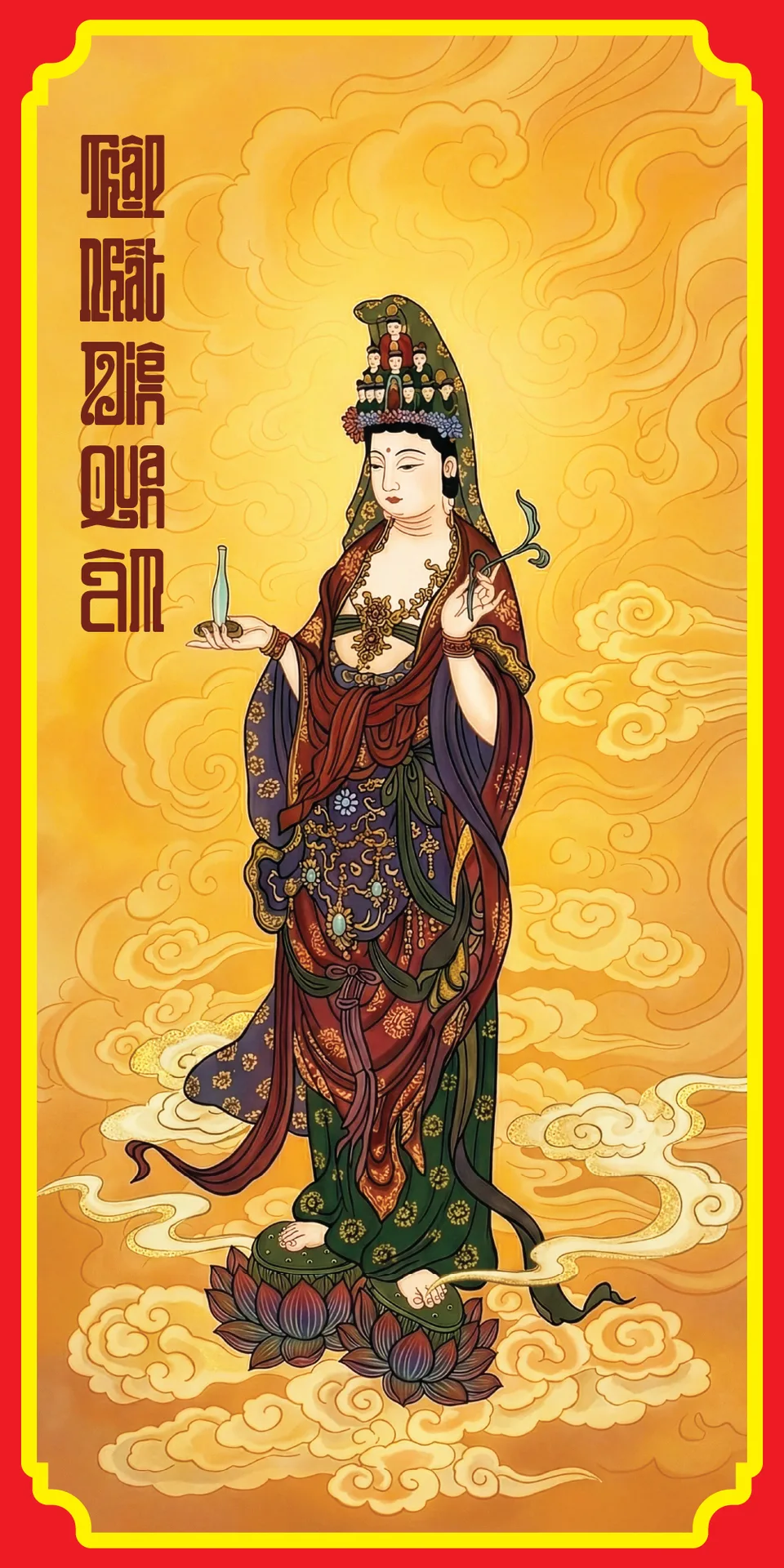 33 Ứng Hóa Thân Quán Thế Âm Bồ Tát & Linh Vật Phật Giáo